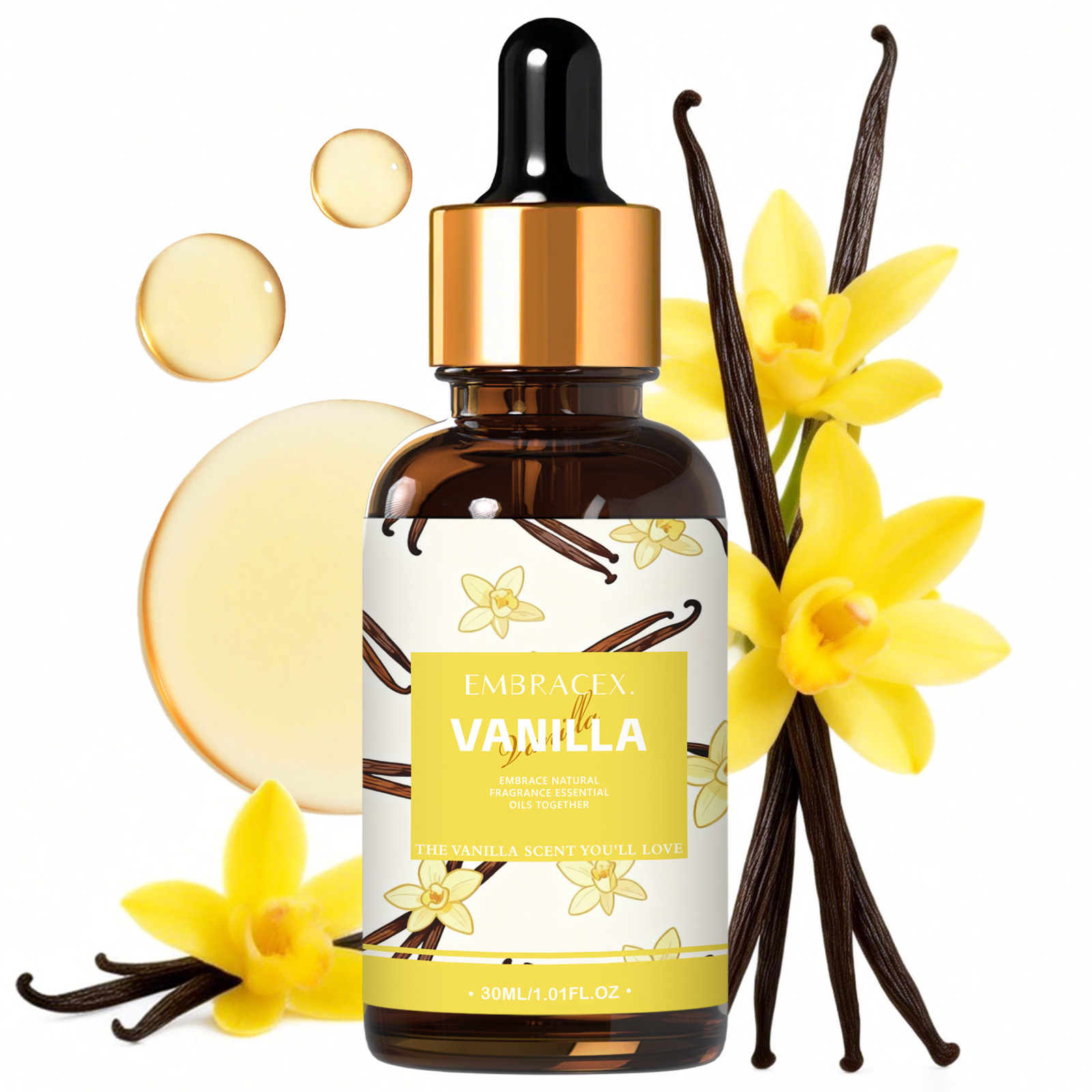Candle Making Raw Material - Olio essenziale di vaniglia da 30