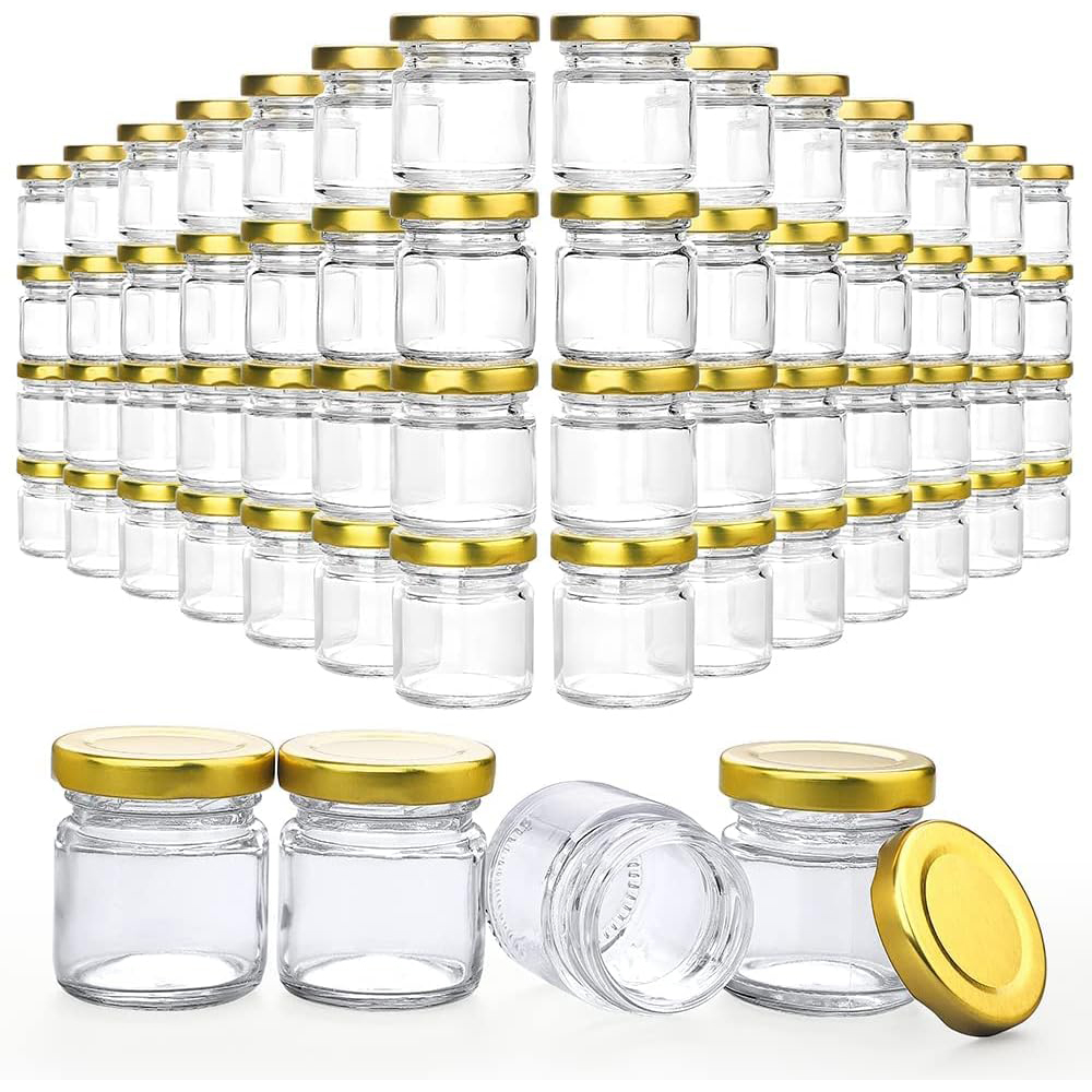 Candle Making Glass Jars - Piccoli barattoli di vetro con coperchi,