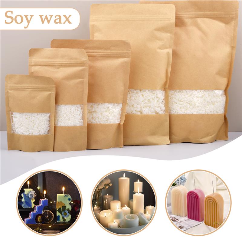 Candle Making Raw Material - 50-1000g Naturale Pura Cera di Soia