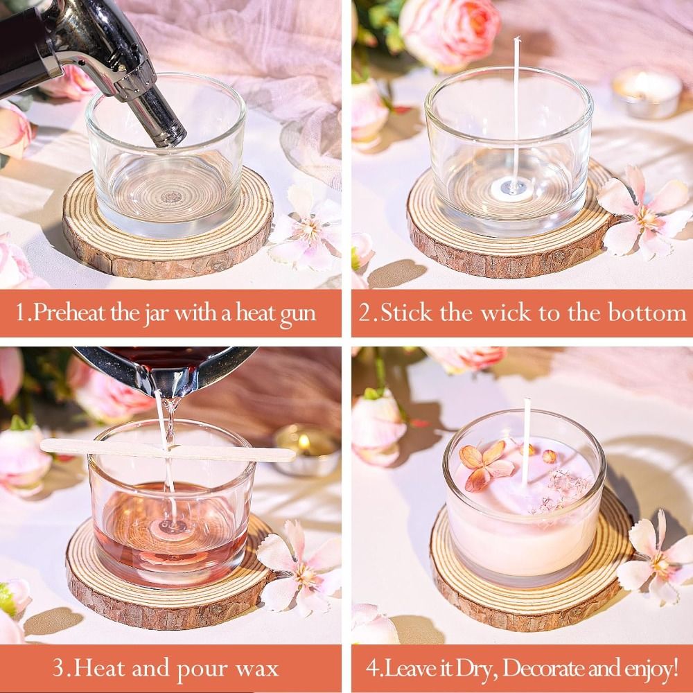 Barattoli di candela in vetro  - Candle Making Glass Jars recensione e prezzo