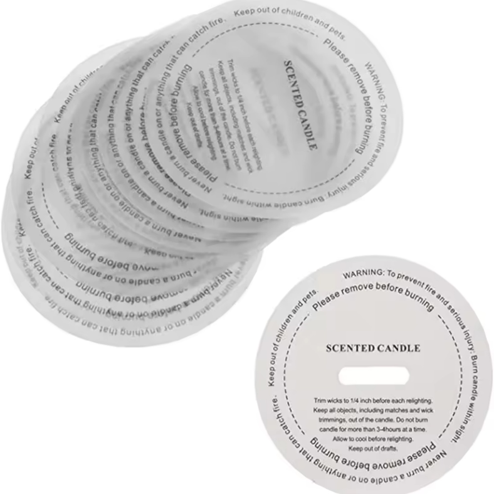 10/50 Pezzi Etichette Rotonde  - Candle Making Glass Jars recensione e prezzo