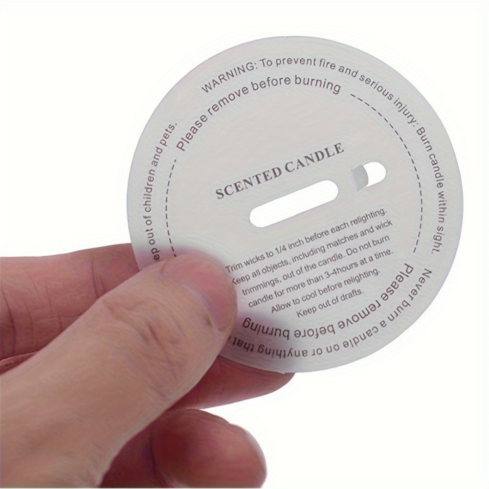 10/50 Pezzi Etichette Rotonde  - Candle Making Glass Jars recensione e prezzo