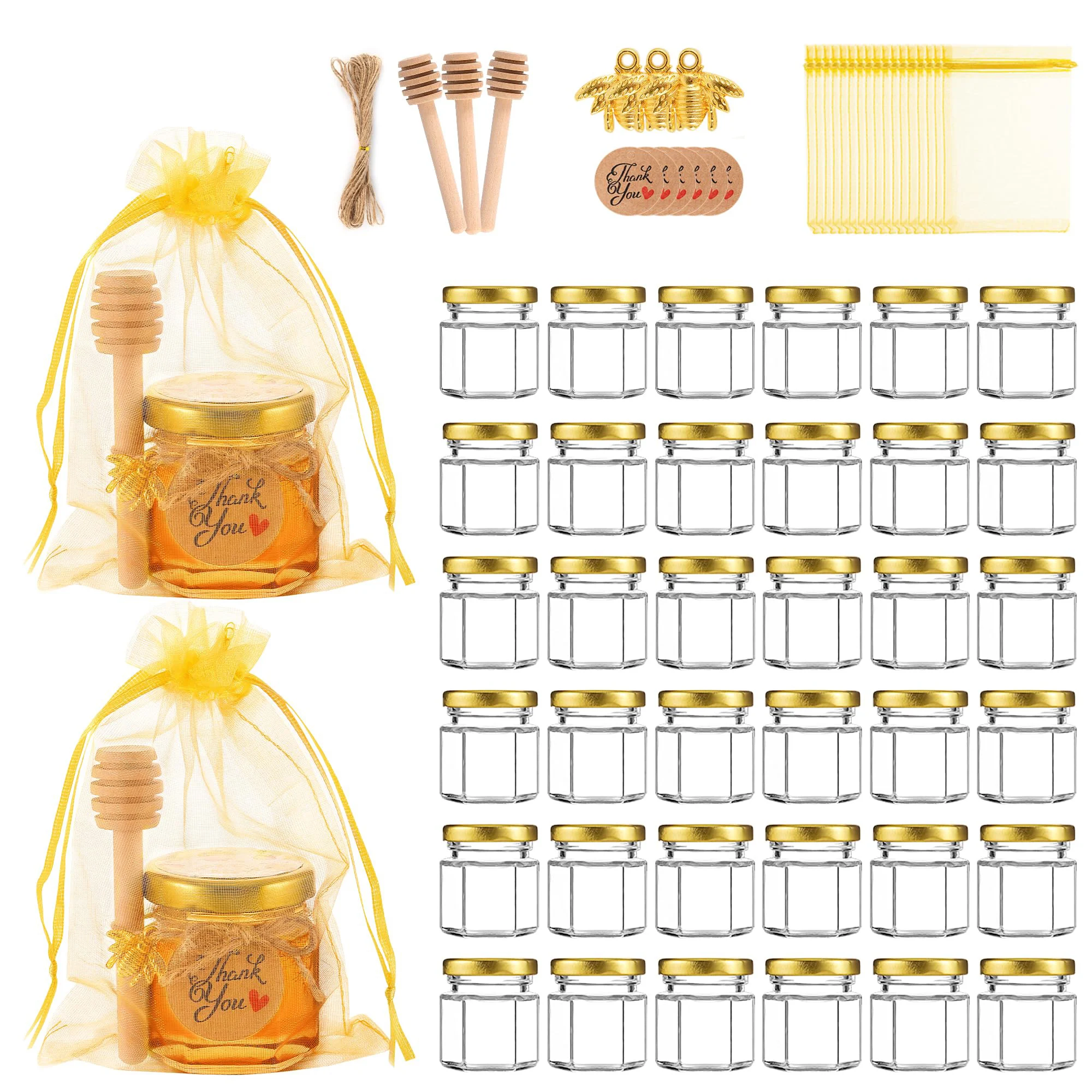 Mini barattoli esagonali in ve - Candle Making Glass Jars recensione e prezzo