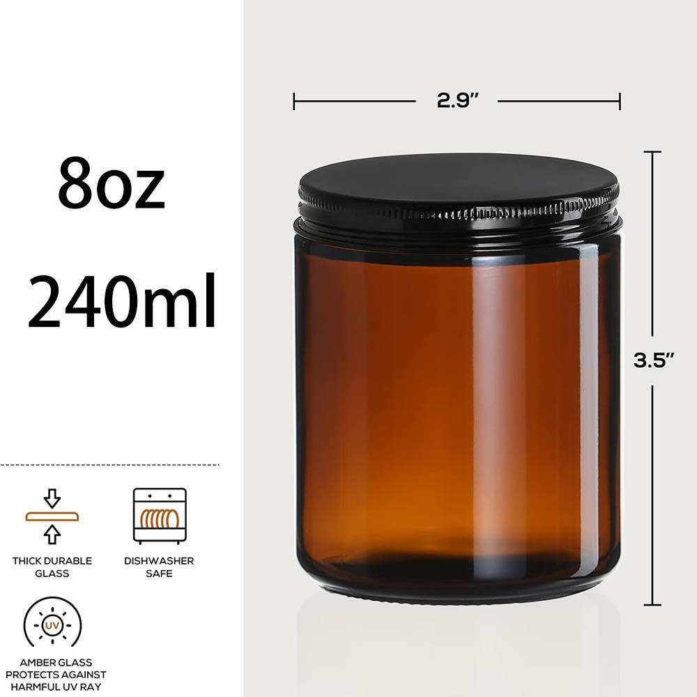 Barattoli in Vetro Ambrato da  - Candle Making Glass Jars recensione e prezzo