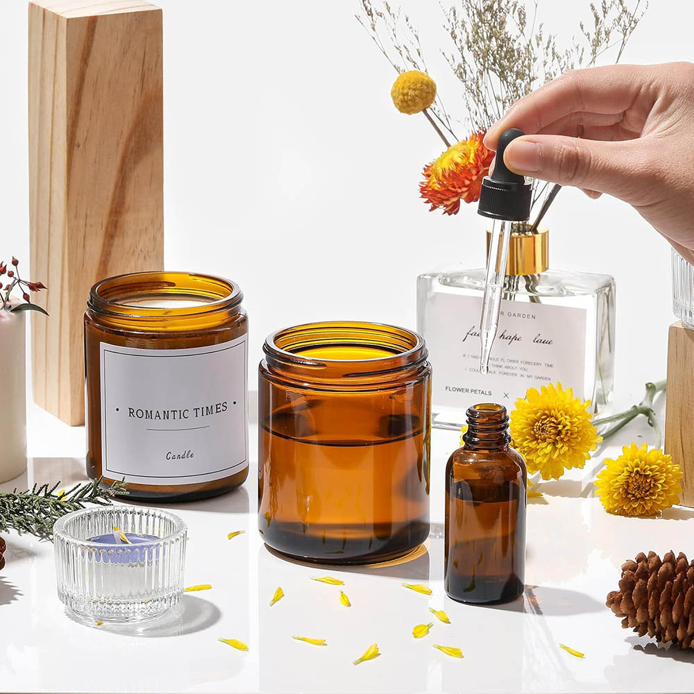 Barattoli in Vetro Ambrato da  - Candle Making Glass Jars recensione e prezzo